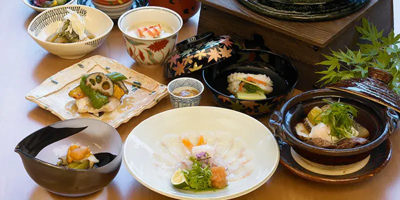 日本料理 桂 メニューの一例