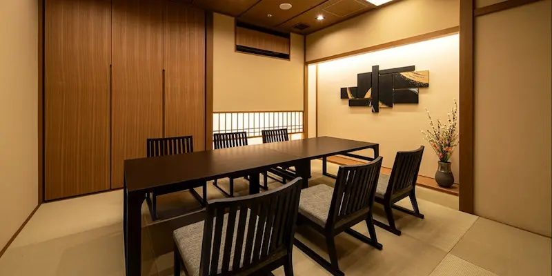 日本料理 ぎん - 新横浜グレイスホテルの個室の一例