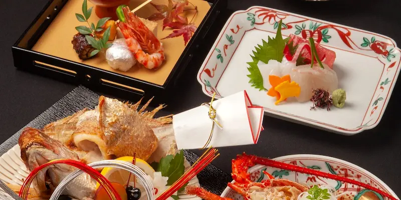 日本料理 大和屋 そごう横浜店のメニューの一つ・えびやお魚を中心とした一例