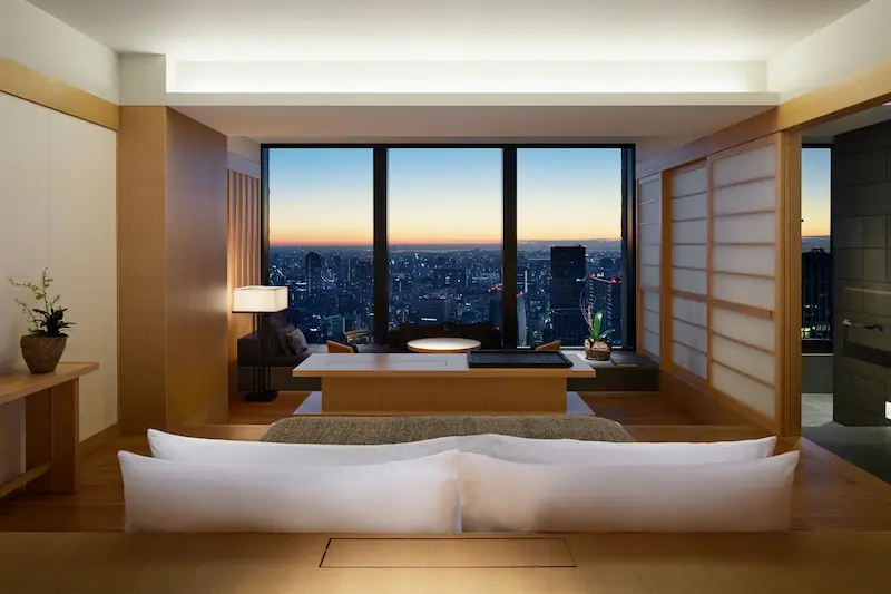 アマン東京の客室の一例・ビュー