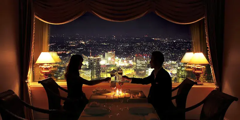 ル シエール／横浜ロイヤルパークホテル からの夜景
