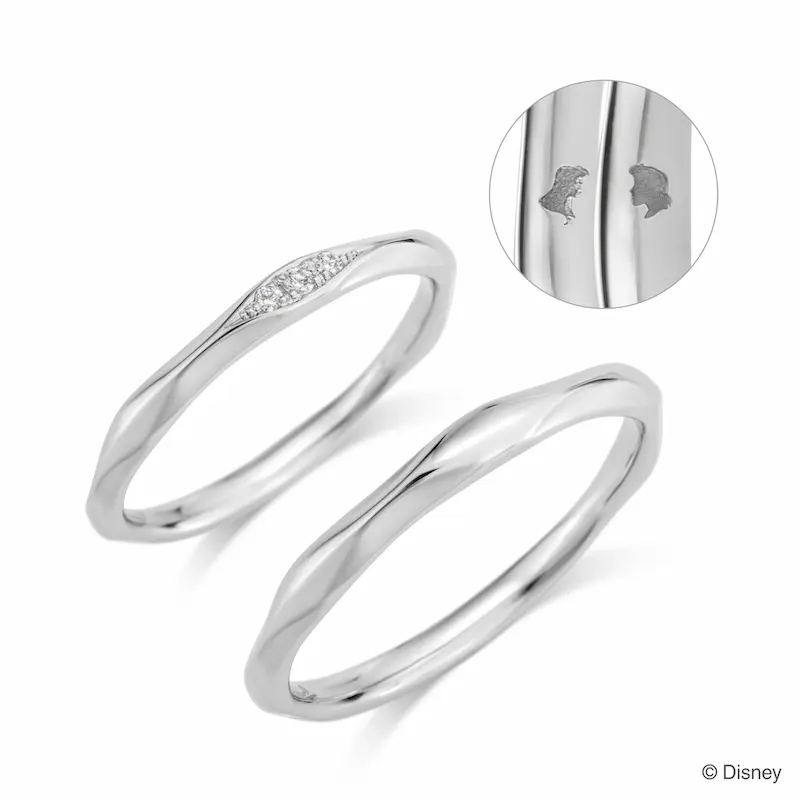 ケイウノの結婚指輪『リトル・マーメイド』