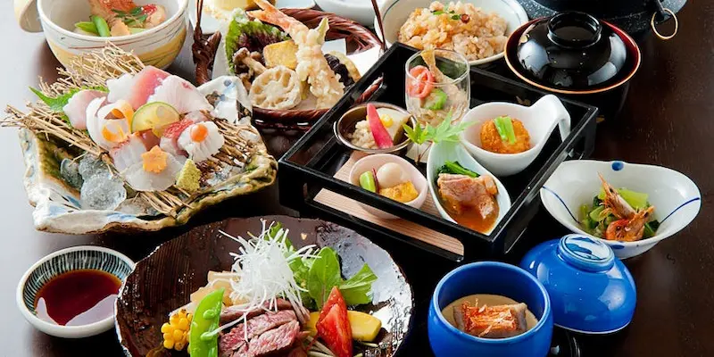 「神戸和食 とよき」のメニューの一つ・和風テイストな一例
