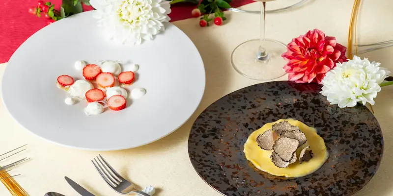 RISTORANTE E’VOLTA UnicoPoloのメニューの一例