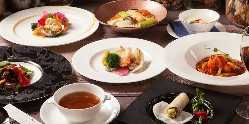 東天紅/横浜桜木町ワシントンホテルの中国料理メニューの一例