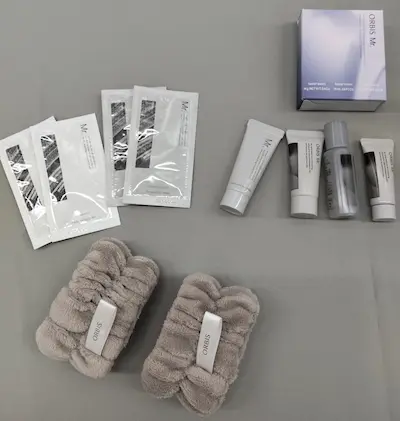 オルビス ミスター 7日間体験セットの内容例 洗顔 化粧水 クリーム ミニサイズと付属品