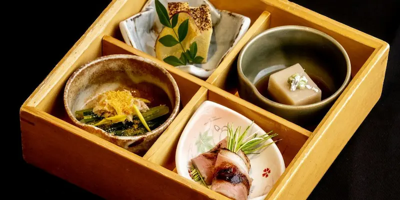 天麩羅懐石 凛のメニューの一例